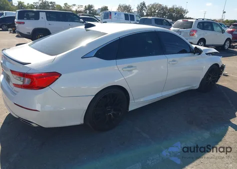 2021 Honda Accord Sport из США, поврежденный, VIN 1HGCV1F35MA058273